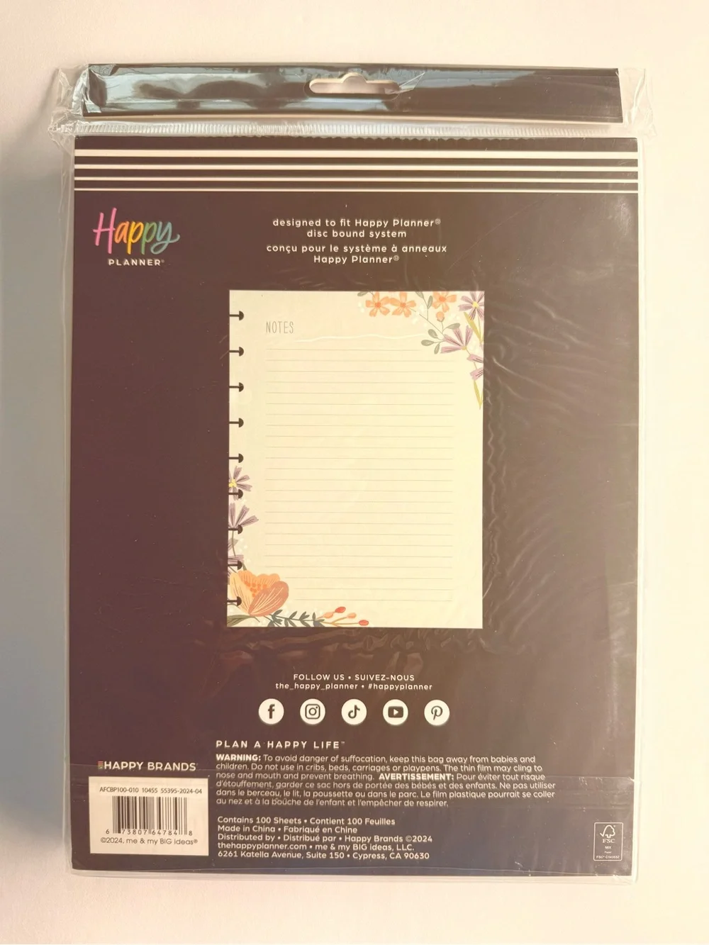 Happy Planner block pad